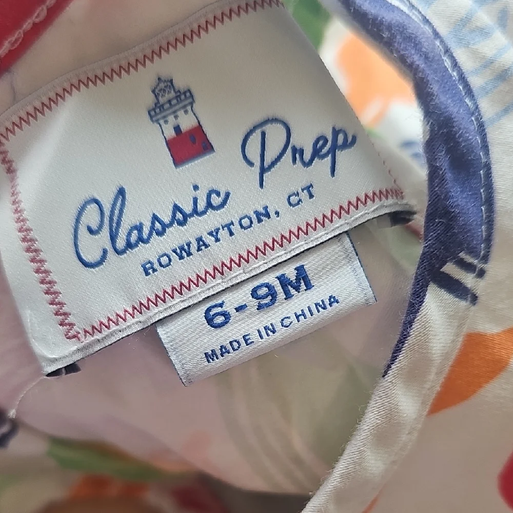 Classic Prep Colorful Whale Print Kids Outfit